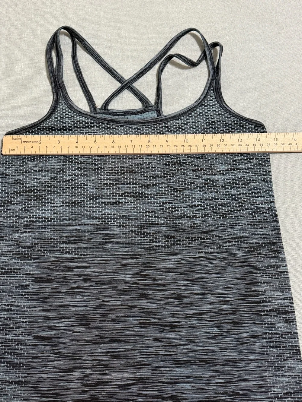 Nike Women's Black/Green Heathered Strappy Tank Top Dri-fit Gym Outdoors